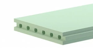 Пазогребневая плита Гипсополимер 667х500х80мм пустотелая влагостойкая