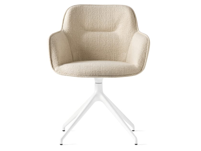 Тканевый мягкий стул с металлическими ножками Calligaris COCOON ARCH-00112265
