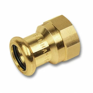 1827076212 SANHA 8270G пресс-фитинг, бронза, муфта переходная ВПр-ВР 76,1x21/2 мм