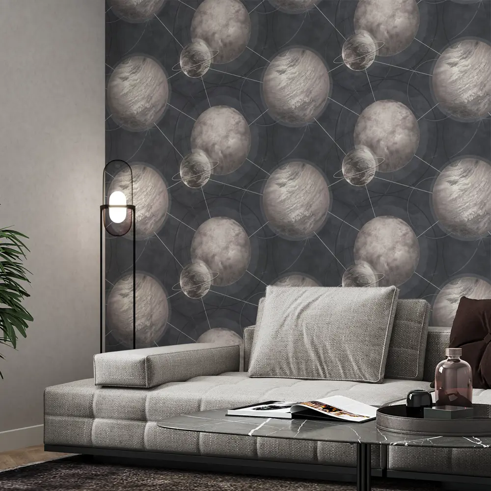 Обои флизелиновые Palitra Home Planets коричневые 1.06 м HC71987-45 STLM-2187847 - Вид №5