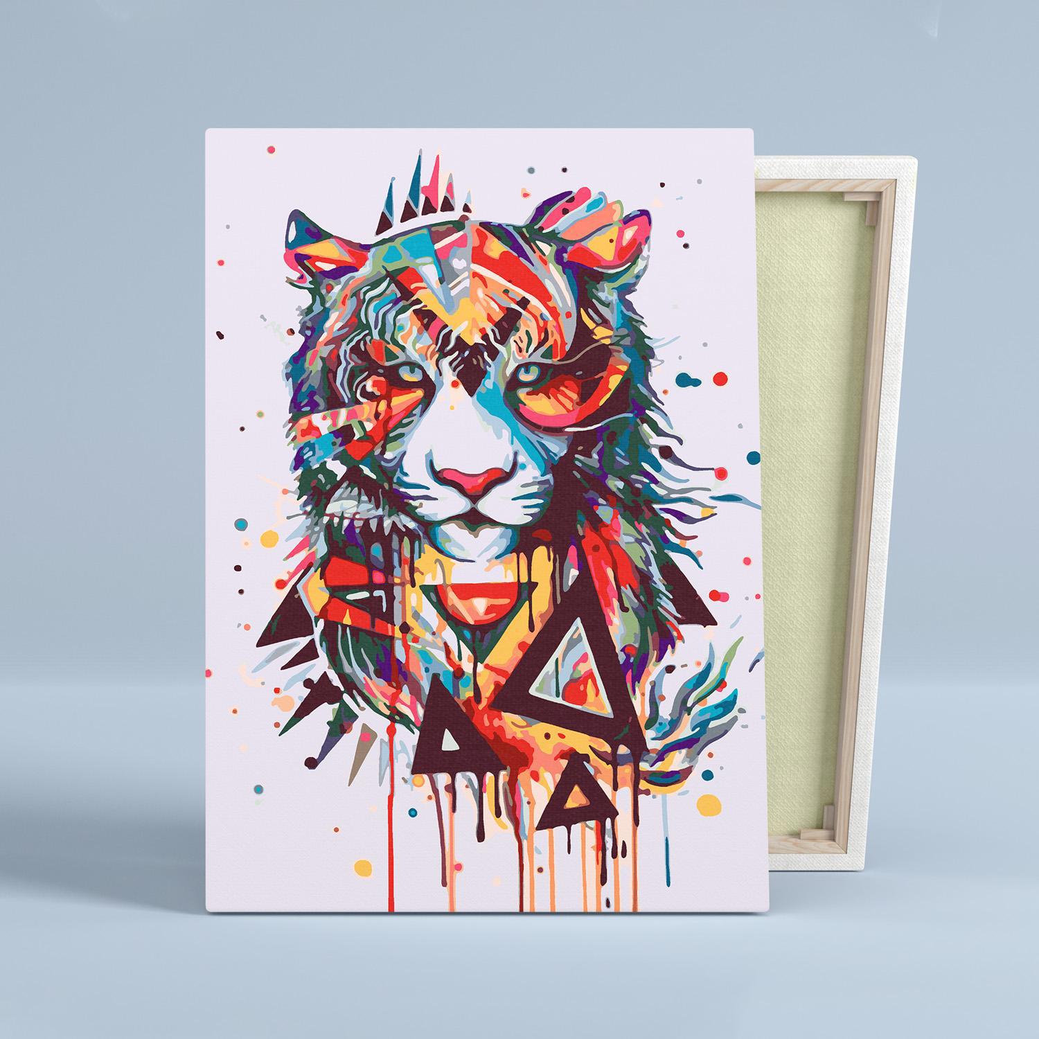 90310324 Картина по номерам Тигр Арт p54354 STLM-0178157 RED PANDA