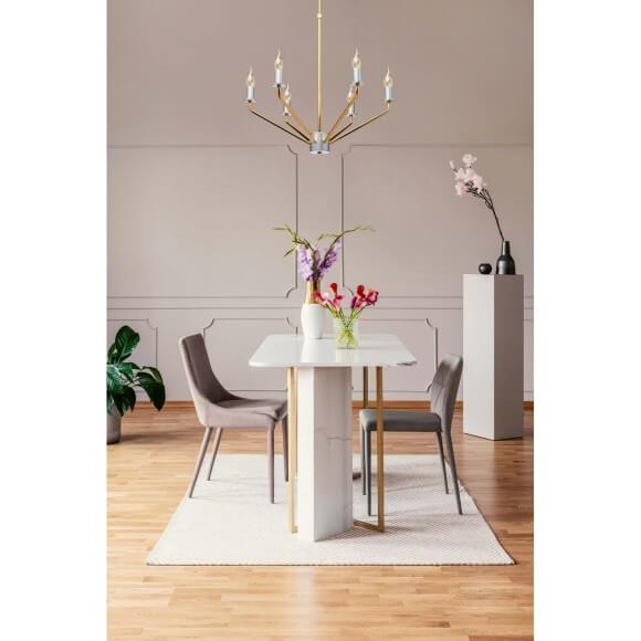 Подвесная люстра MW-Light Атмосфера 699010906 золото MW-LIGHT ДИЗАЙНЕРСКИЕ, АТМОСФЕРА 220616 Золотой  - Вид №1