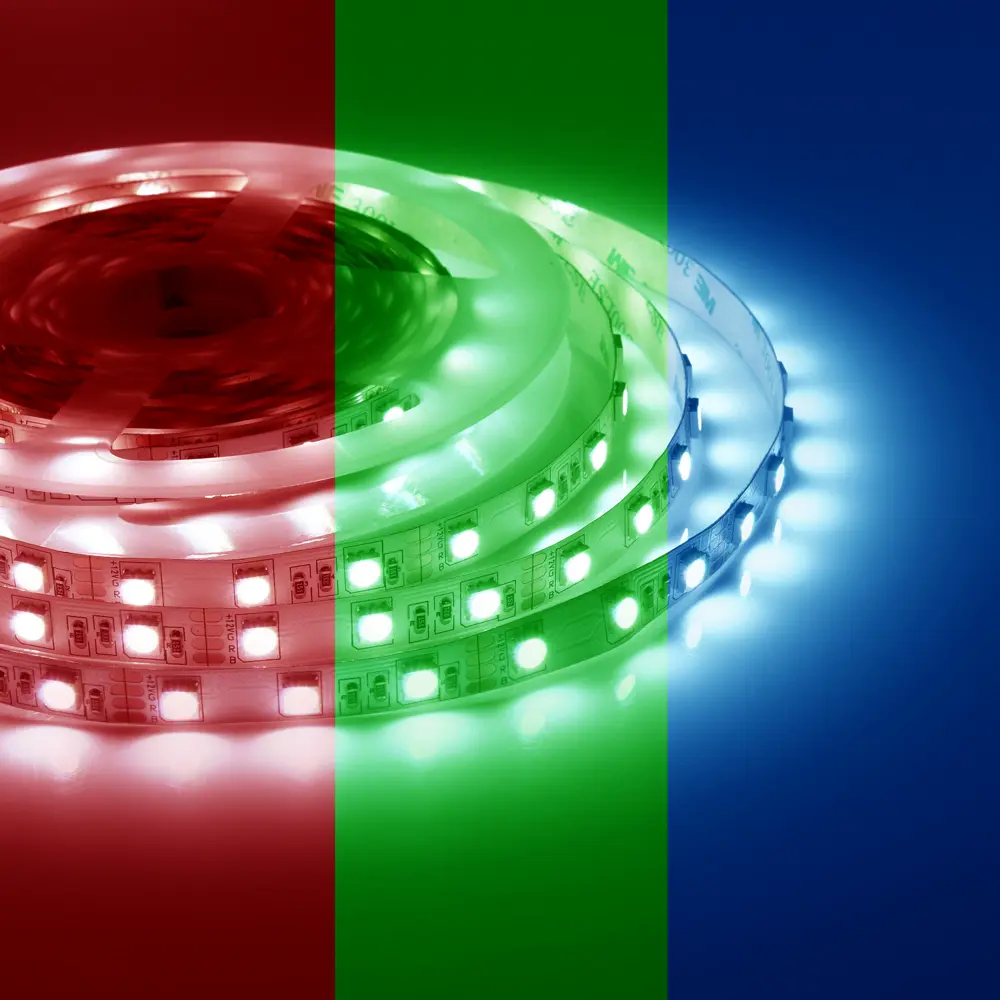 Светодиодная лента 14.4Вт/60LED/м свет RGB IP23 APEYRON STLM-2184262