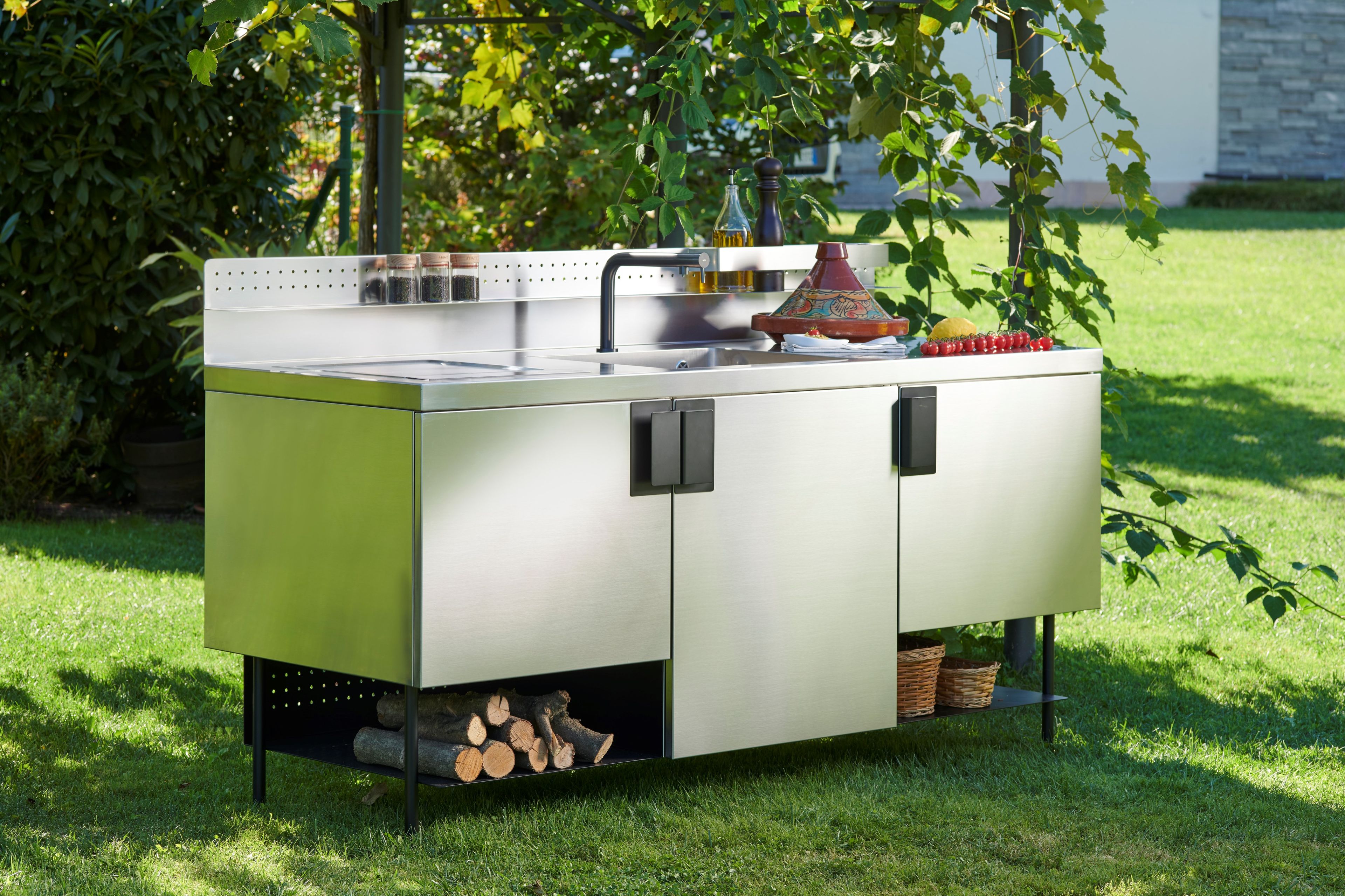 Электрическая уличная кухня из нержавеющей стали ABIMIS Àtria ARCH-00096589 - Вид №1