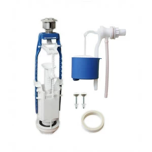 Арматура Уклад 77.54.16.3 хром кноп.бок.подв. (дв/слив) 77.54.16.3