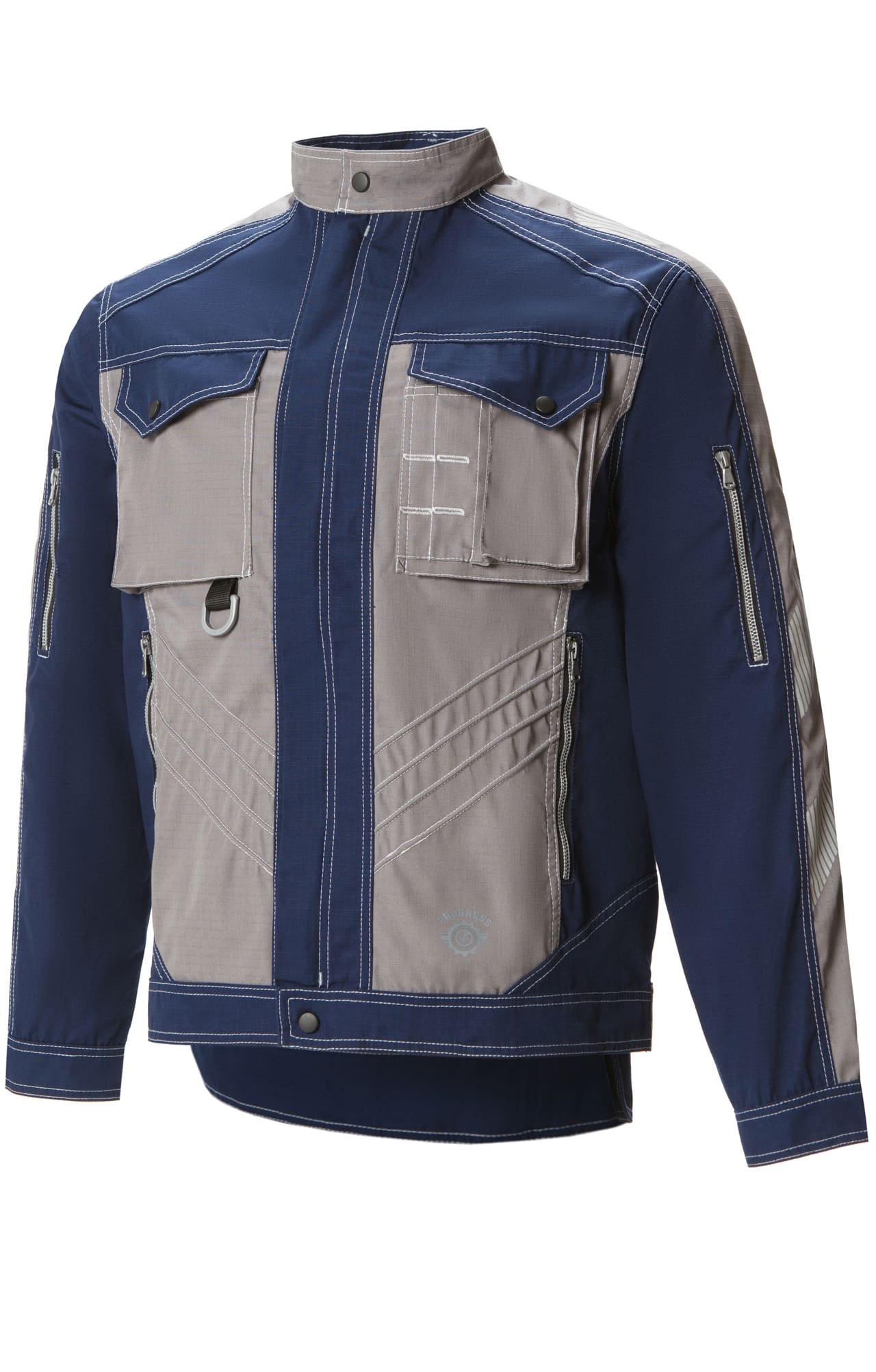 68840 Костюм "Прогресс" темно-синий с серым  Летняя спецодежда  размер 60-62/182-188  - Вид №1