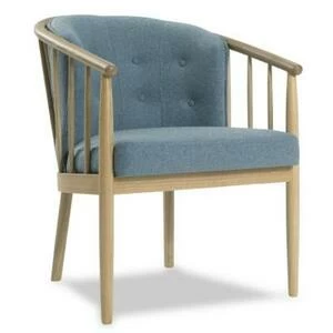 Кресло с восемью кнопками Anna, дуб, сине-зеленое