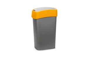 16371404 Контейнер для мусора FLIP BIN 50л, оранжевый 195023 CURVER