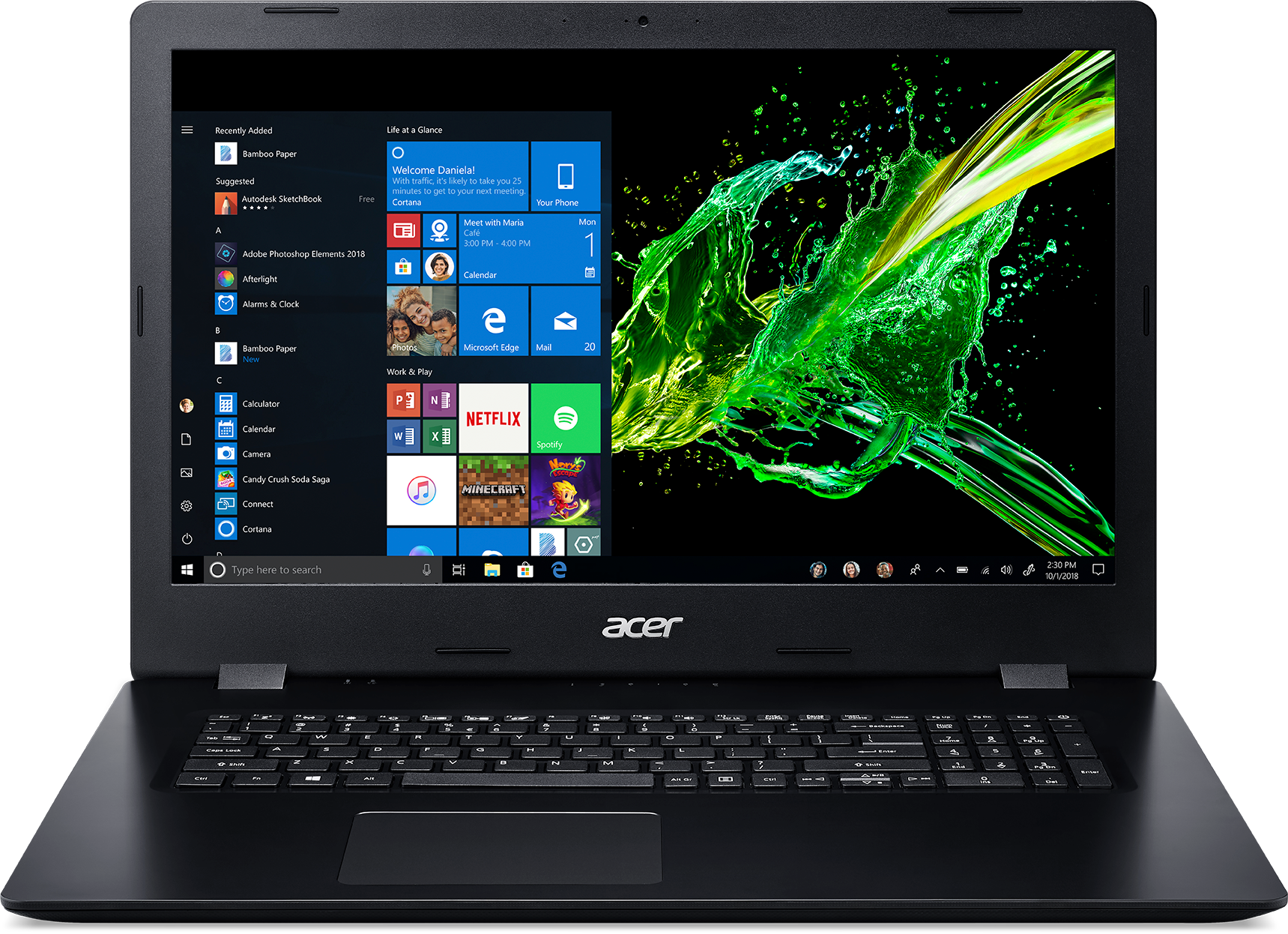 NX.HZWER.00M aspire 3 a317-52-597b 17.3"(1920x1080 (матовый) ips)/intel core i5 1035g1(1ghz)/8192mb/256ssdgb/dvdrw/int:uma/cam/bt/wifi/war 1y/1.7kg/black/w10pro Acer Santreyd 