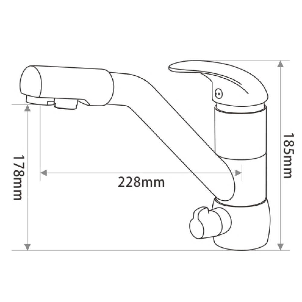 Кухонные смесители Barcelone SSL-5361-AU SEAMAN - Вид №1