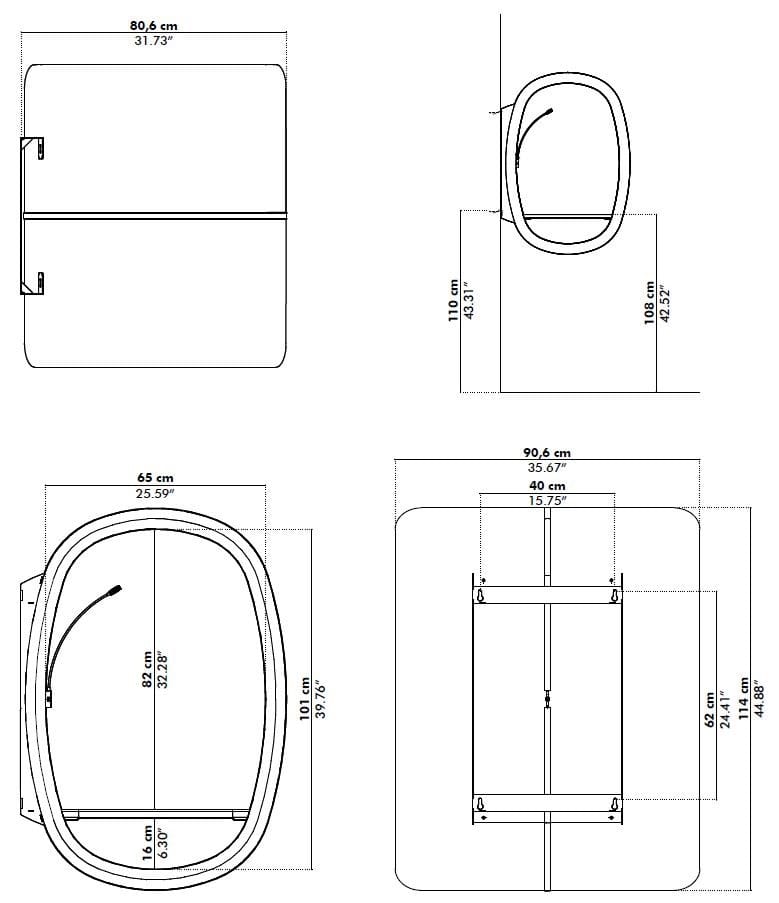 Настенная телефонная будка BuzziSpace BuzziRing ARCH-00024253 - Вид №8