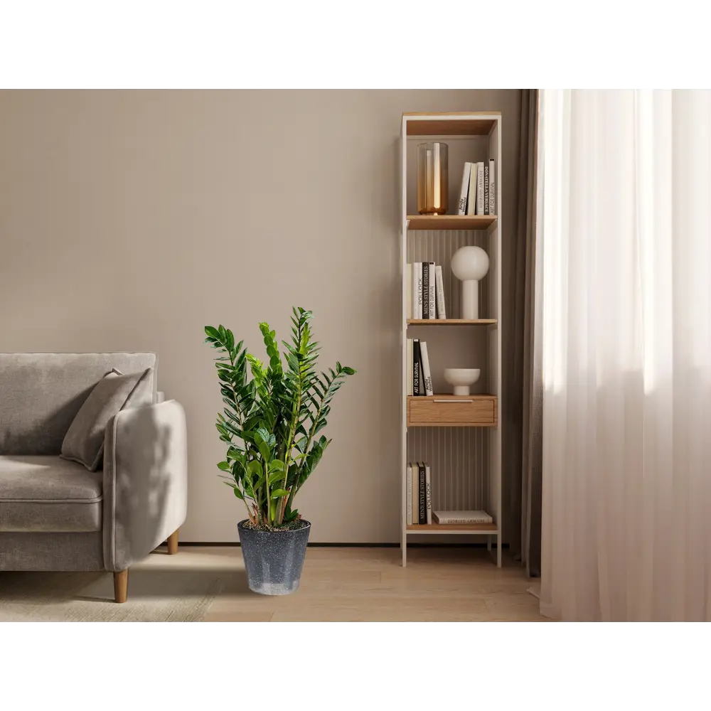 IDI LAND Кашпо London светло-серое с двойными стенками 83994181 STLM-0045979 - Вид №3