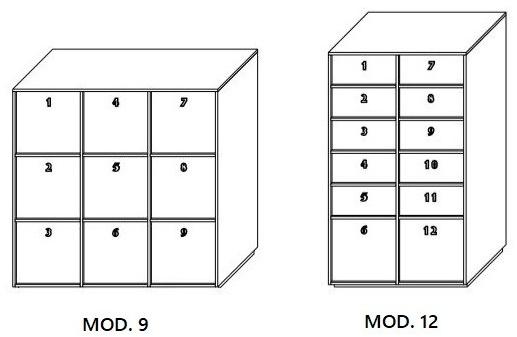 EmmeBi Модульный контейнер с ящиками и дверцами sun-id-1370047 - Вид №8