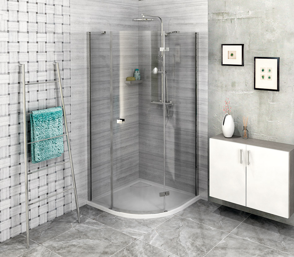 FL5590L Polysan Ширмы для душа FORTIS LINE 