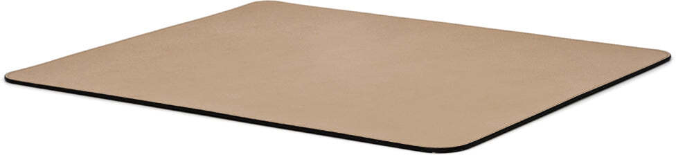 Прямоугольная подставка для столовых приборов с закругленными углами - 50x40 см / зернистая кожа_серо-коричневый