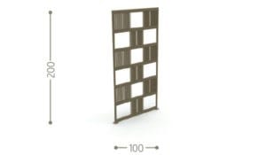 Веревочный садовый перегородочный экран Talenti Scacco ARCH-00117911 - Вид №8