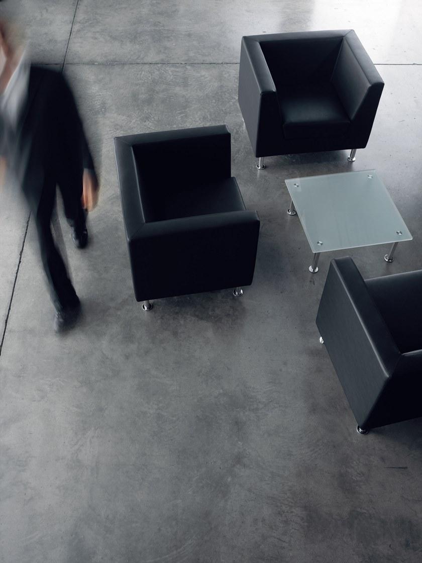 FANTONI Кожаное кресло с подлокотниками Seating system sun-id-1454006 - Вид №1