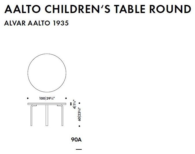 Artek Круглый деревянный стол L-leg sun-id-1515018 - Вид №8