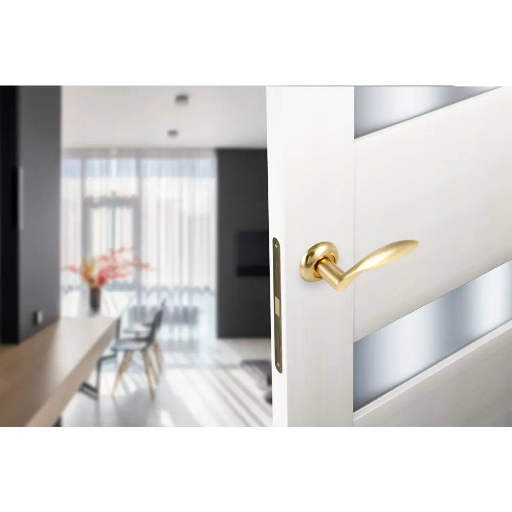 Дверные ручки EDSON EDS-13-Z01 золотые для межкомнатных дверей 85170617 STLM-0059416 - Вид №5