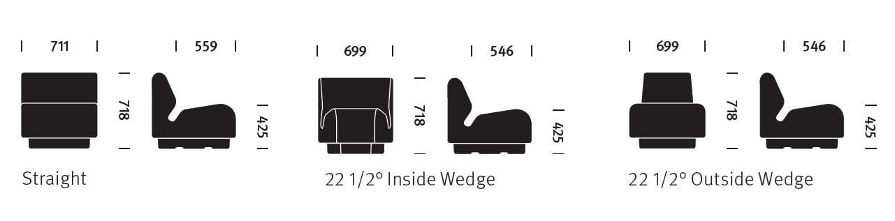 Модульный тканевый диван Herman Miller Chadwick ARCH-00129635 - Вид №9