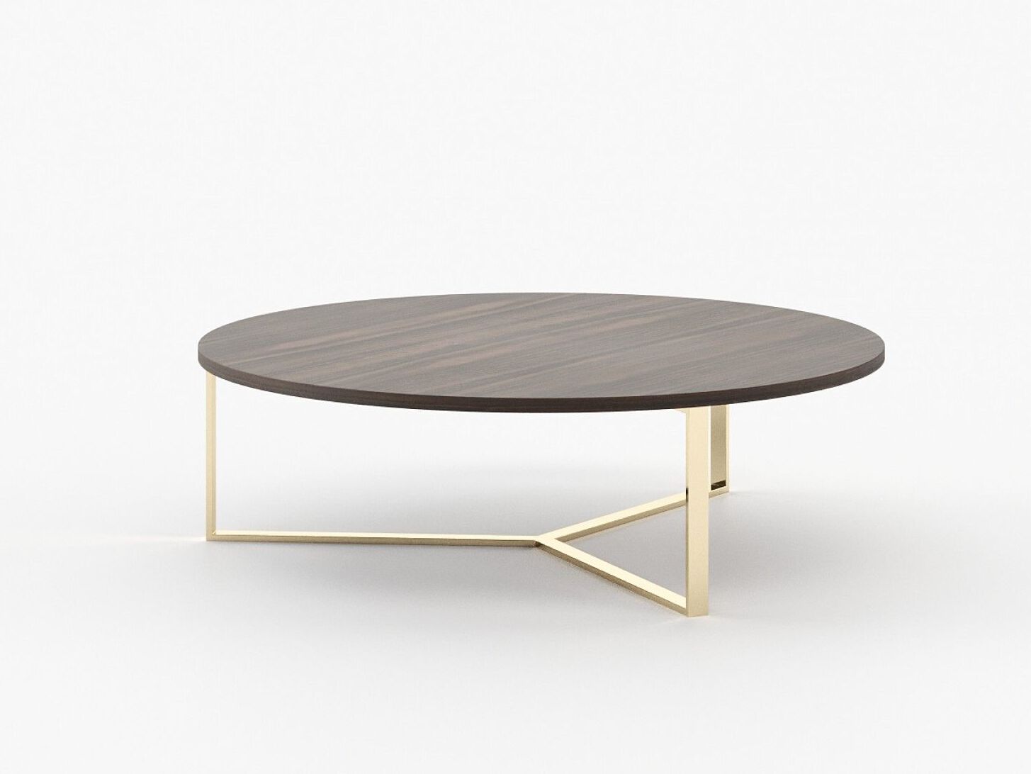 Деревянный низкий круглый журнальный столик Laskasas Not Another Edition ARCH-00128649