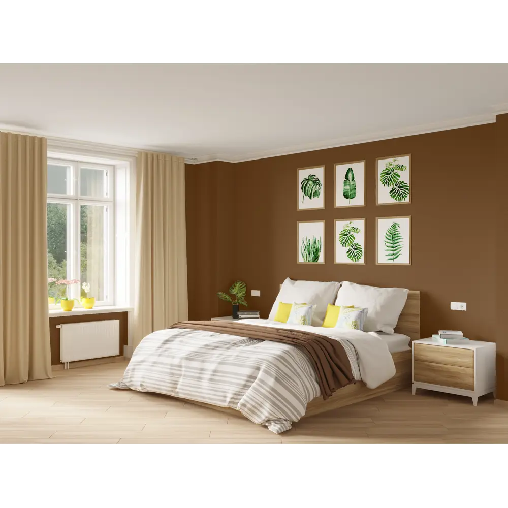 Краска для стен и потолков Trend Farbe цвет Тоффи 50 мл Dufa STLM-2165289 - Вид №4