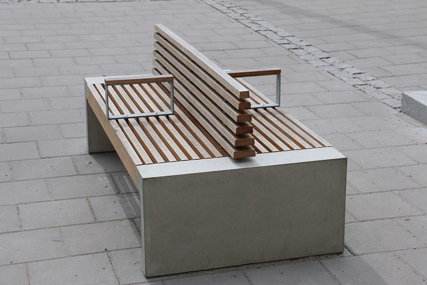 Nola Industrier Бетонная скамья без спинки sun-id-1434906 - Вид №13