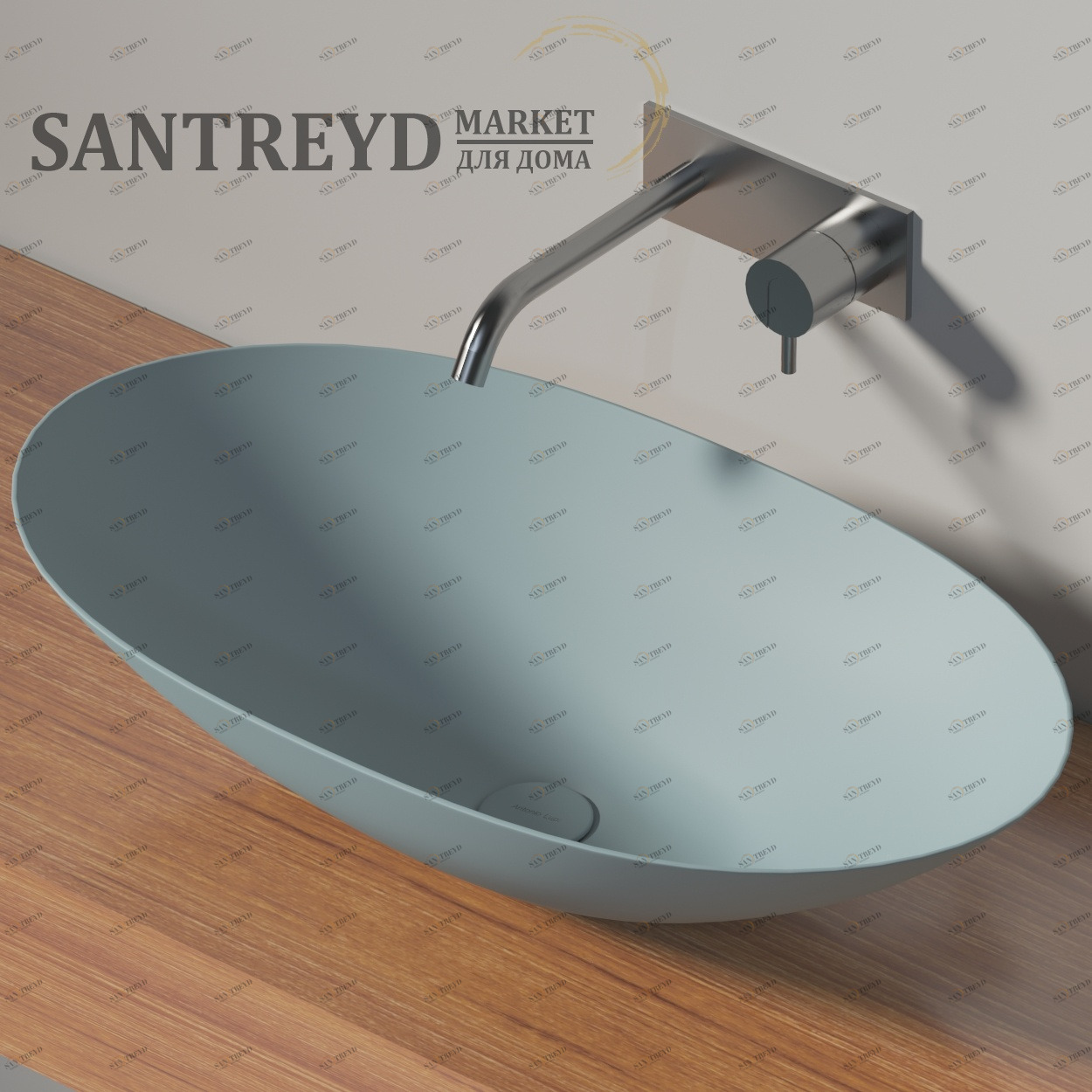 VELO63FALENA Накладная раковина на столешницу  овальная Antoniolupi 