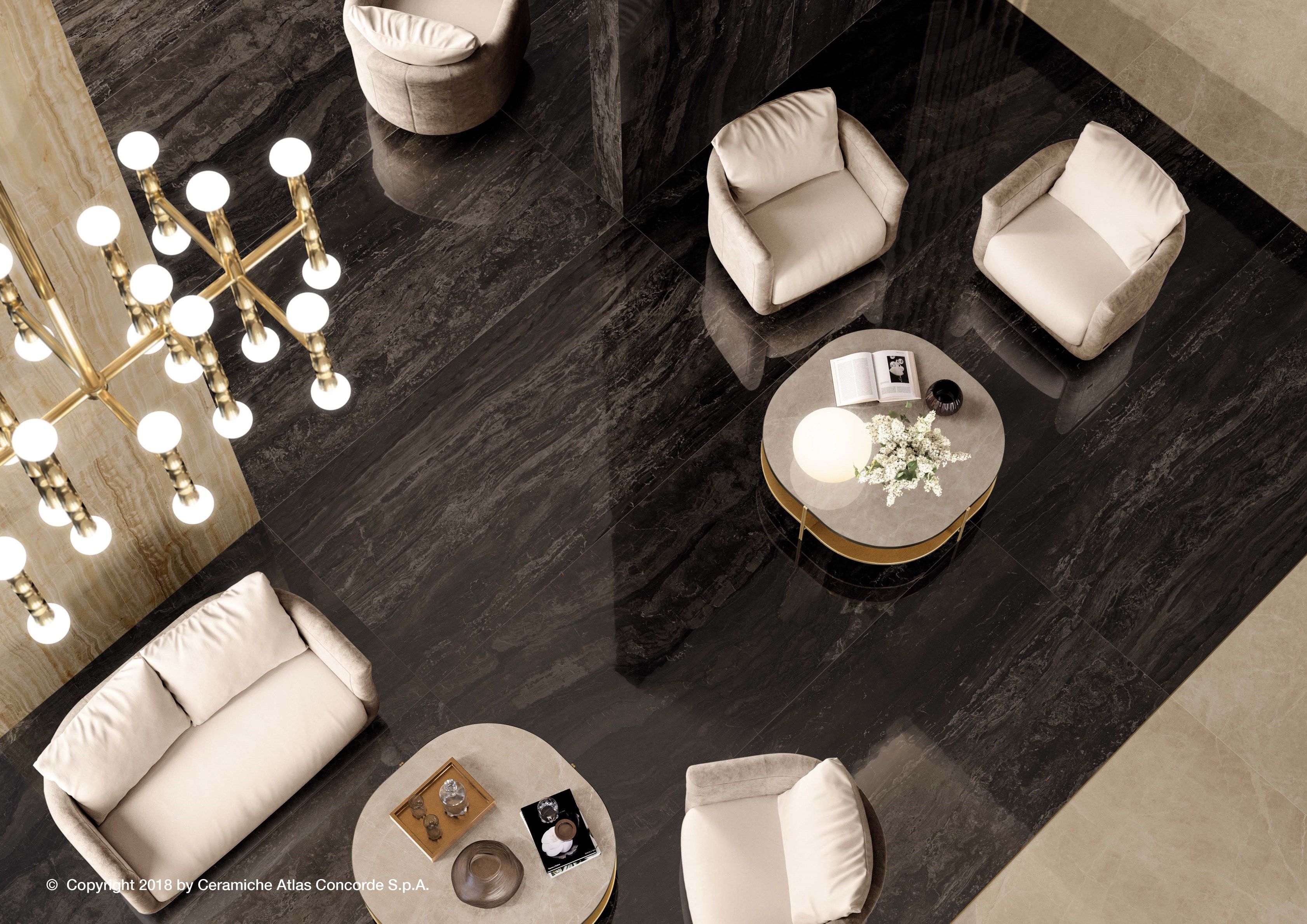 Пол из керамогранита с мраморным эффектом Atlas Concorde Marvel Edge ARCH-00074519 - Вид №28