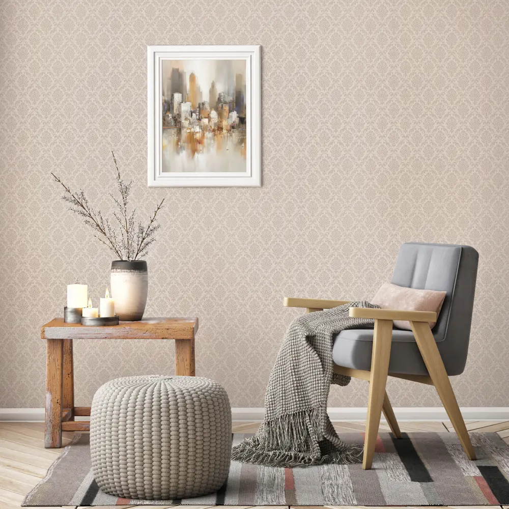 Обои виниловые Аспект Ру София бежевые 1.06 м 70314-28 STLM-2081630 - Вид №2