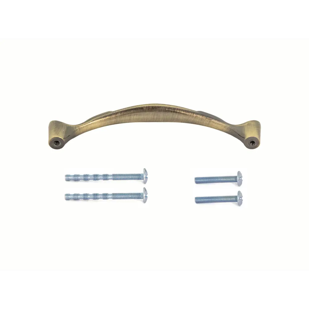 Мебельная ручка-скоба Squamae ЦАМ 128 мм бронза PALLADIUM STLM-2082204 - Вид №1