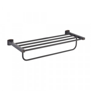 Полка с полотенцедержателем Fortis KEA-13342ORB krausru