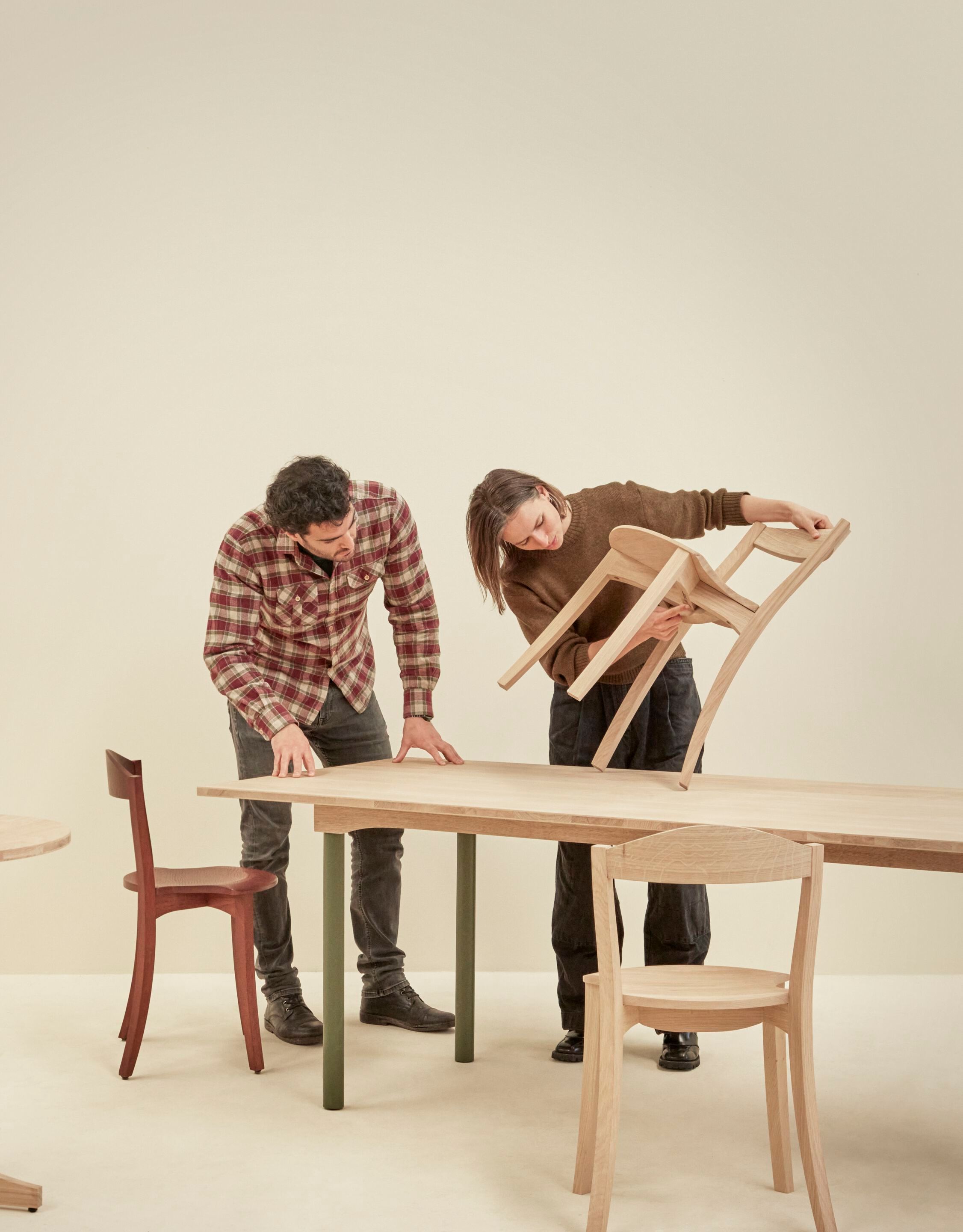 Прямоугольный дубовый стол ALKI Bibolina ARCH-00098305 - Вид №3