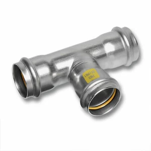 617130892289 SANHA 17130 пр.-фит. газ, нерж.сталь, тройник ВПр 88,9x22x88,9 мм