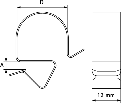 52090721 Britclips® GAM8 Клипсы для стальных балок для балок walraven  - Вид №1