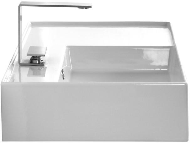 5114 Подвесная раковина настенная овальная Scarabeo Ceramiche Teorema 2.0 белая - Вид №6