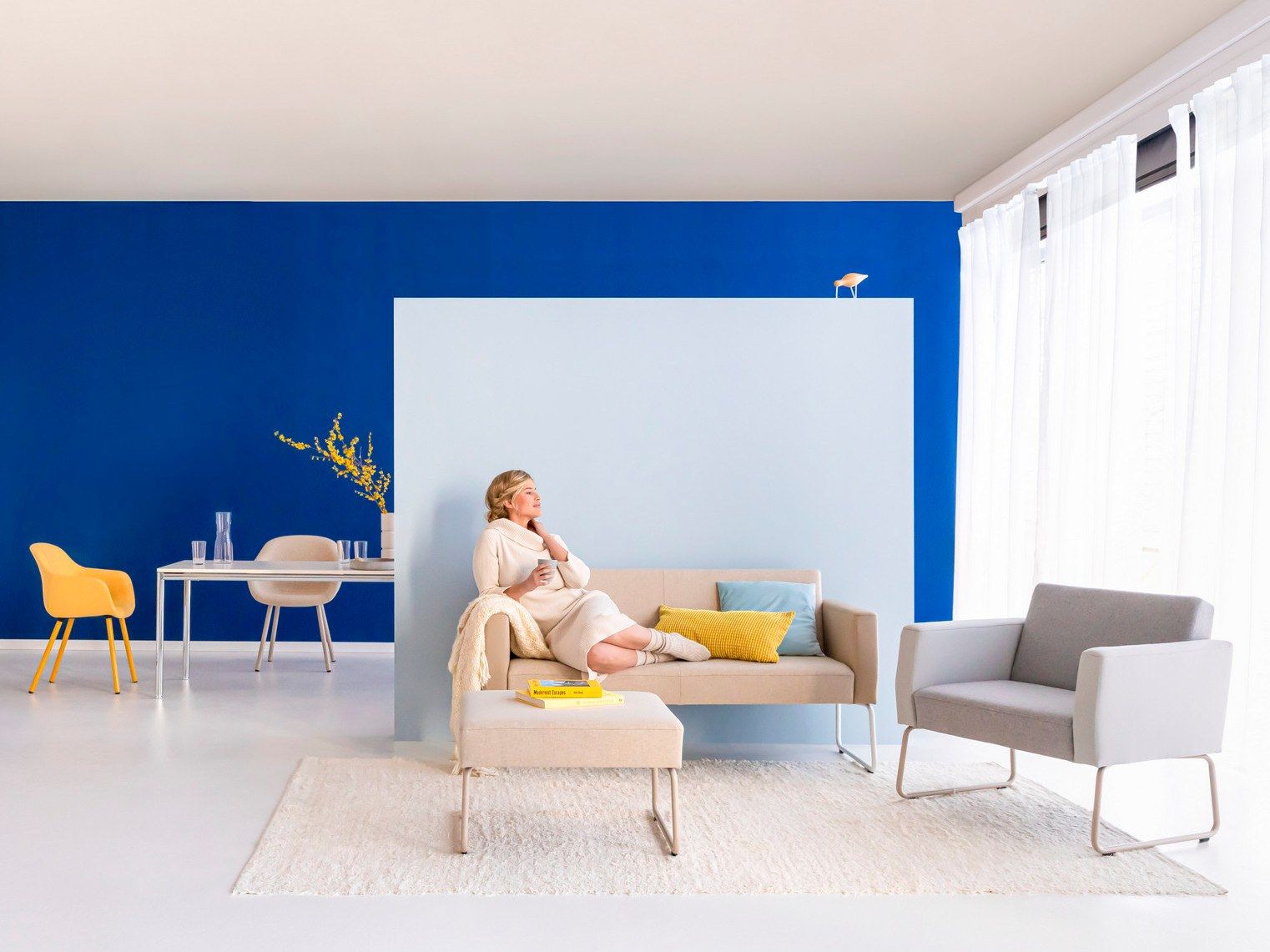 Табурет из мягкой ткани Dauphin Reefs flex ARCH-00060283 - Вид №1