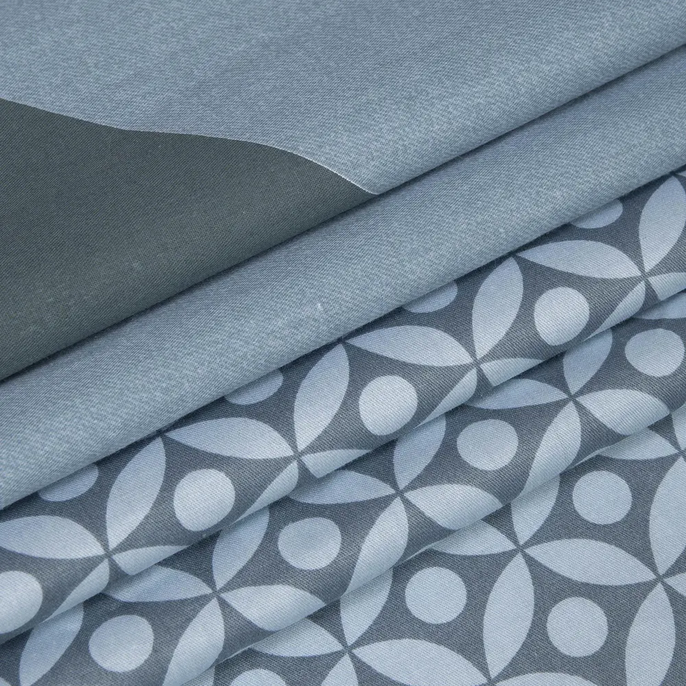 Комплект постельного белья Amore Mio Сканди евро сатин серый STLM-2206207 - Вид №3