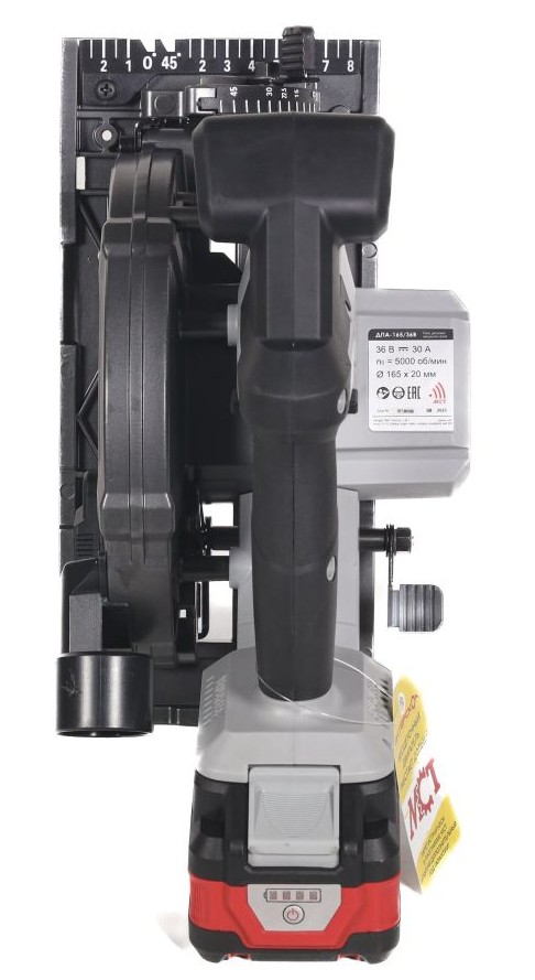 Пила дисковая Интерскол ДПА-165/36В АПИ 18V 9150392 STDN-0110690 - Вид №3