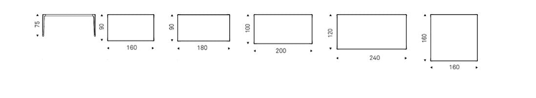 Прямоугольный стол из алюминия и стекла Cattelan italia BOULEVARD ARCH-00037811 - Вид №2