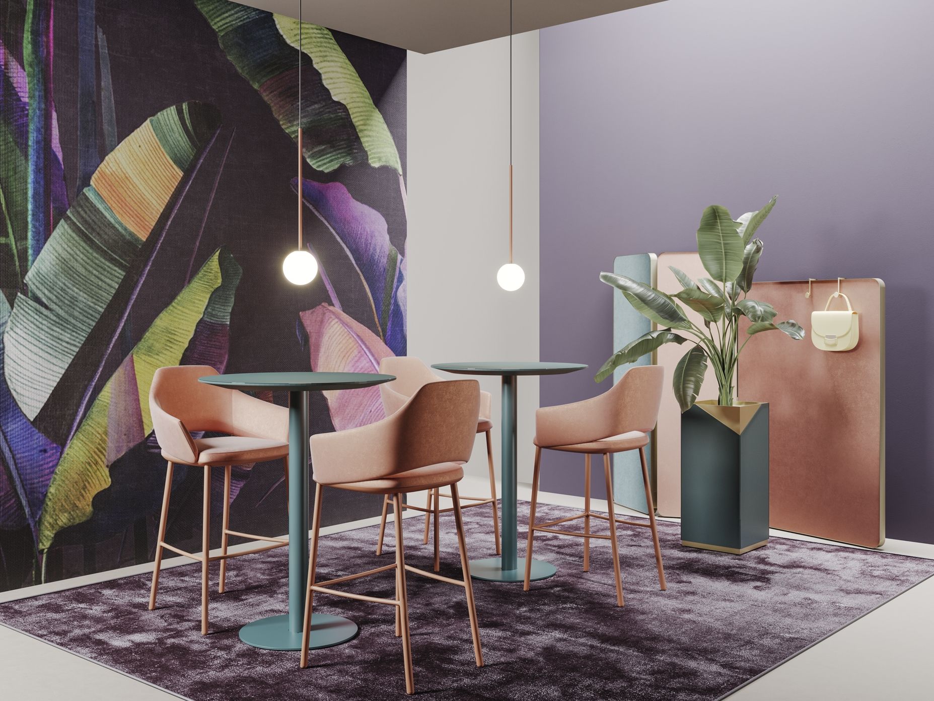 Высокий круглый стол для контракта PROF ARCH-00100318 - Вид №6