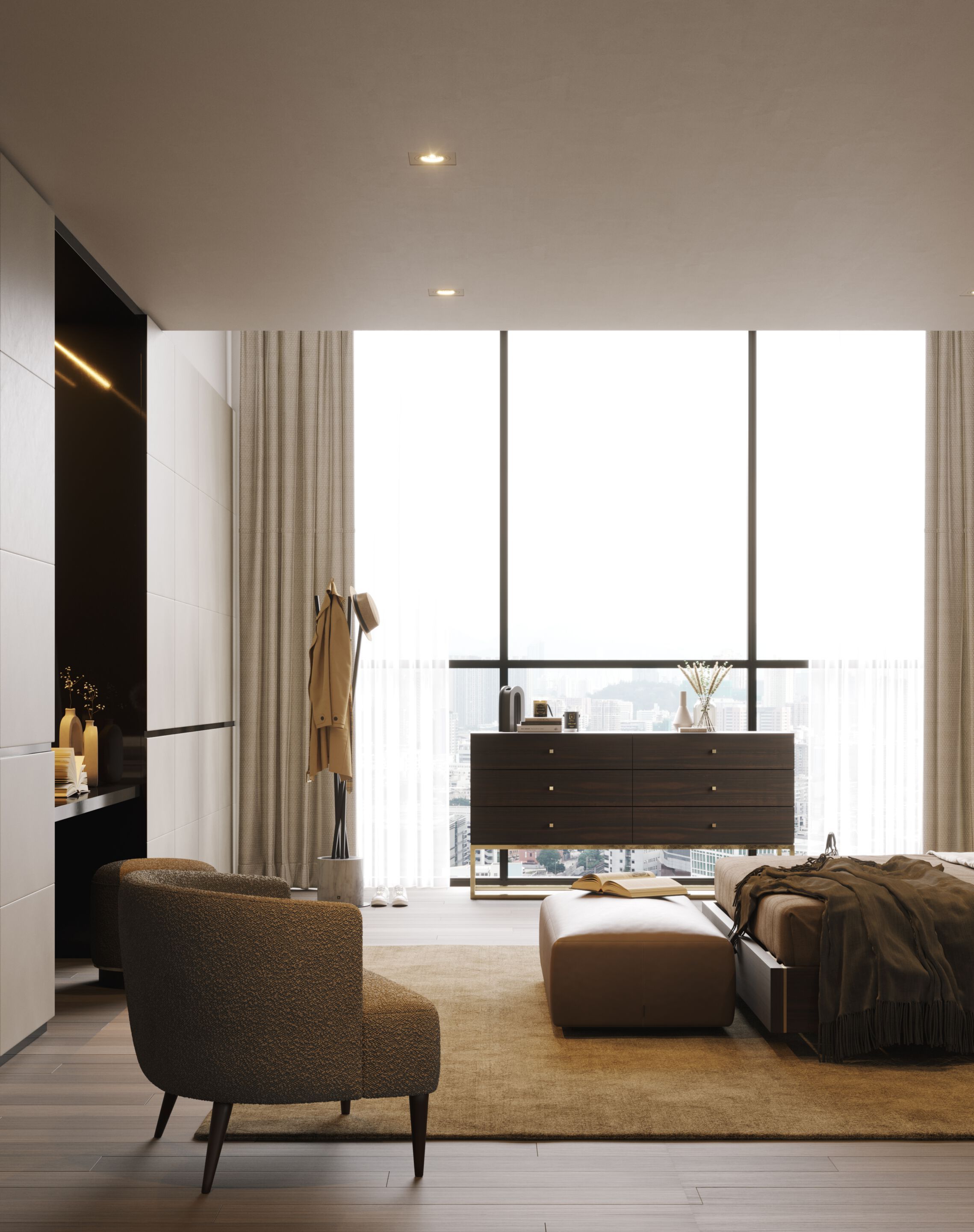 Тканевое кресло с подлокотниками Laskasas VEERA ARCH-00109845 - Вид №1