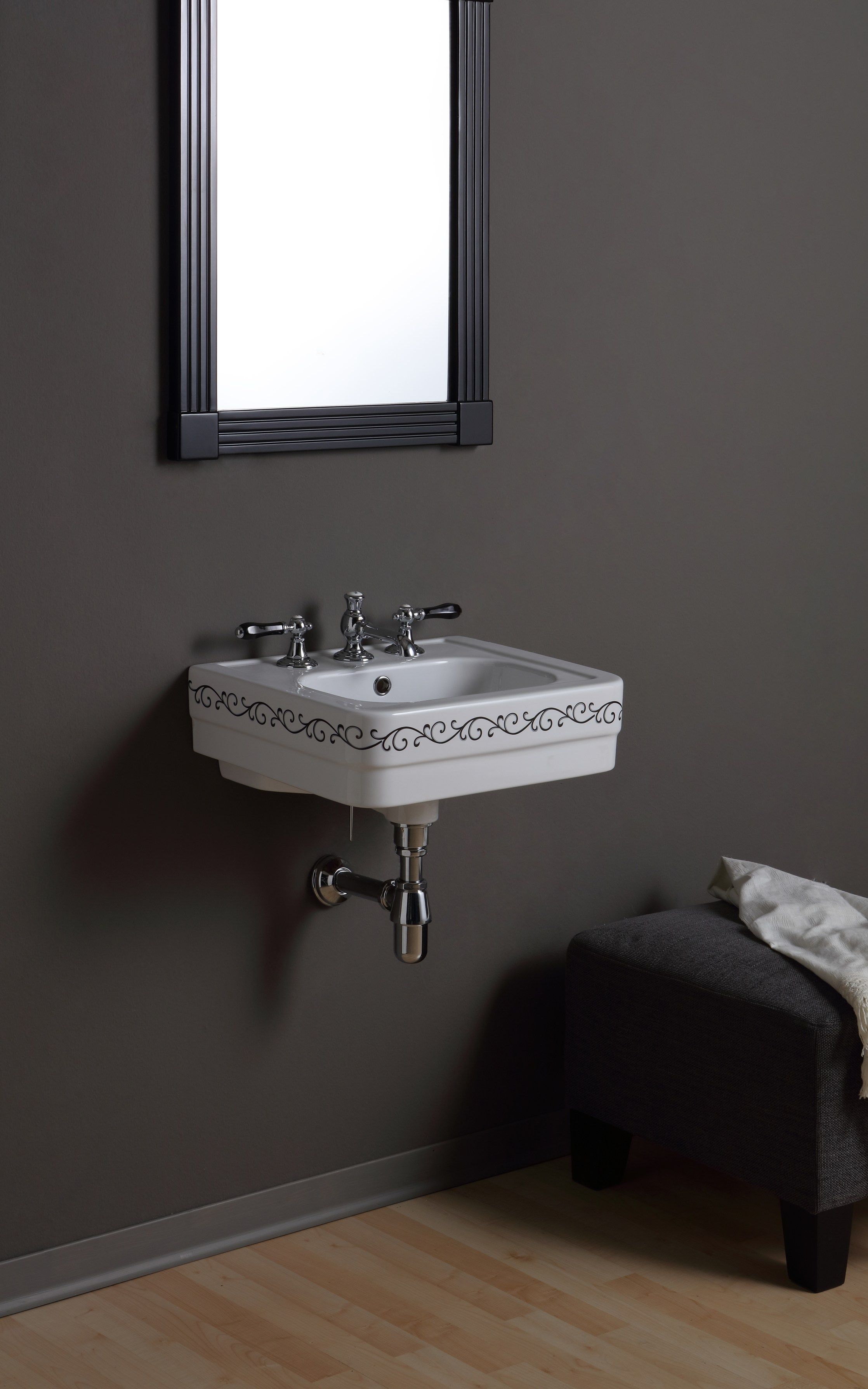 Керамическая прямоугольная подвесная раковина BLEU PROVENCE ARCH-00023826 - Вид №3