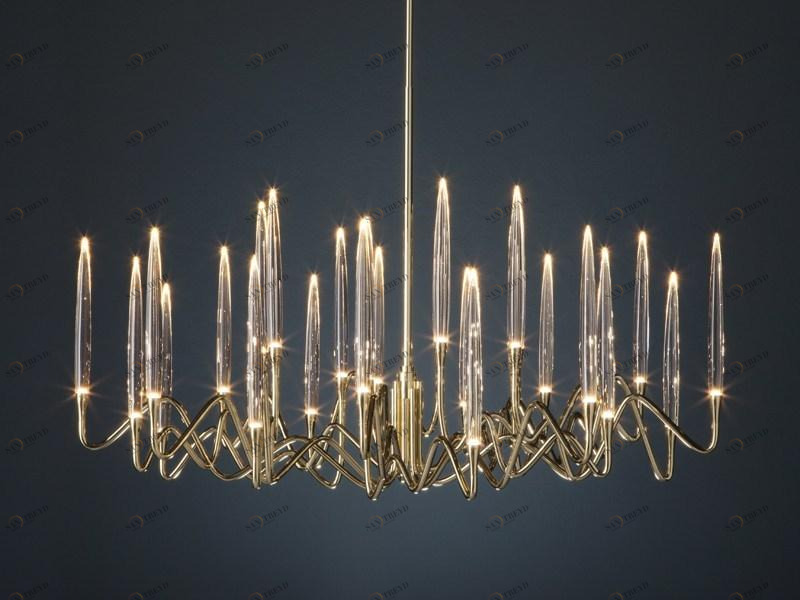 Il Pezzo Mancante Люстра из латуни Il pezzo 3 sun-id-1501730