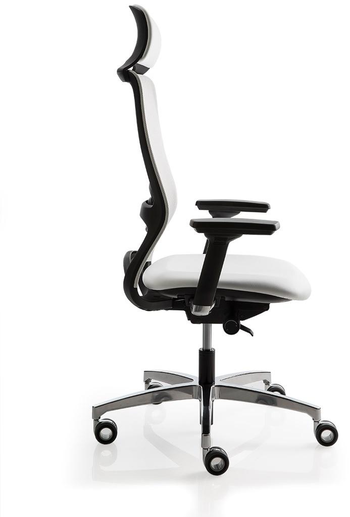 Luxy Кресло руководителя с поворотной сеткой и подголовником Pop Pp1 - Вид №8