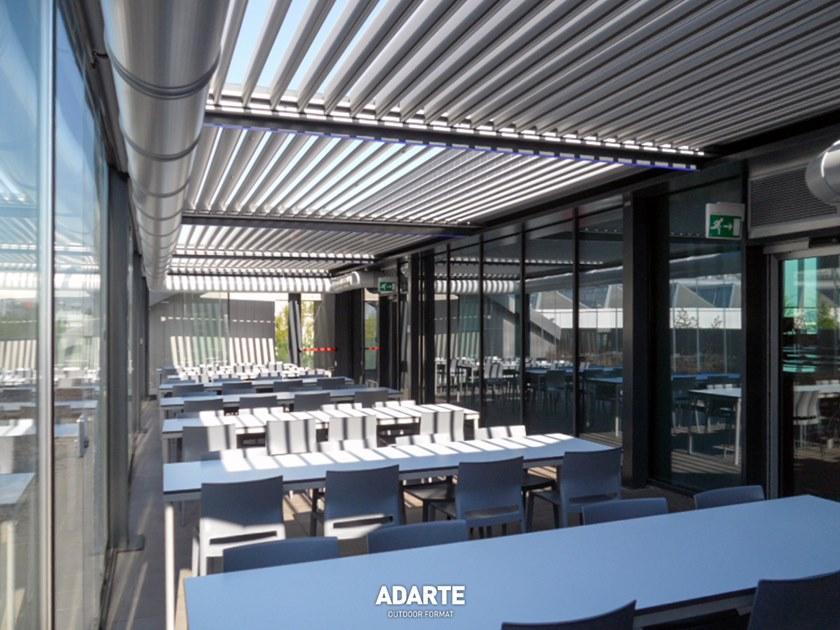ADARTE Алюминиевая пергола с регулируемыми жалюзи  A105  - Вид №5