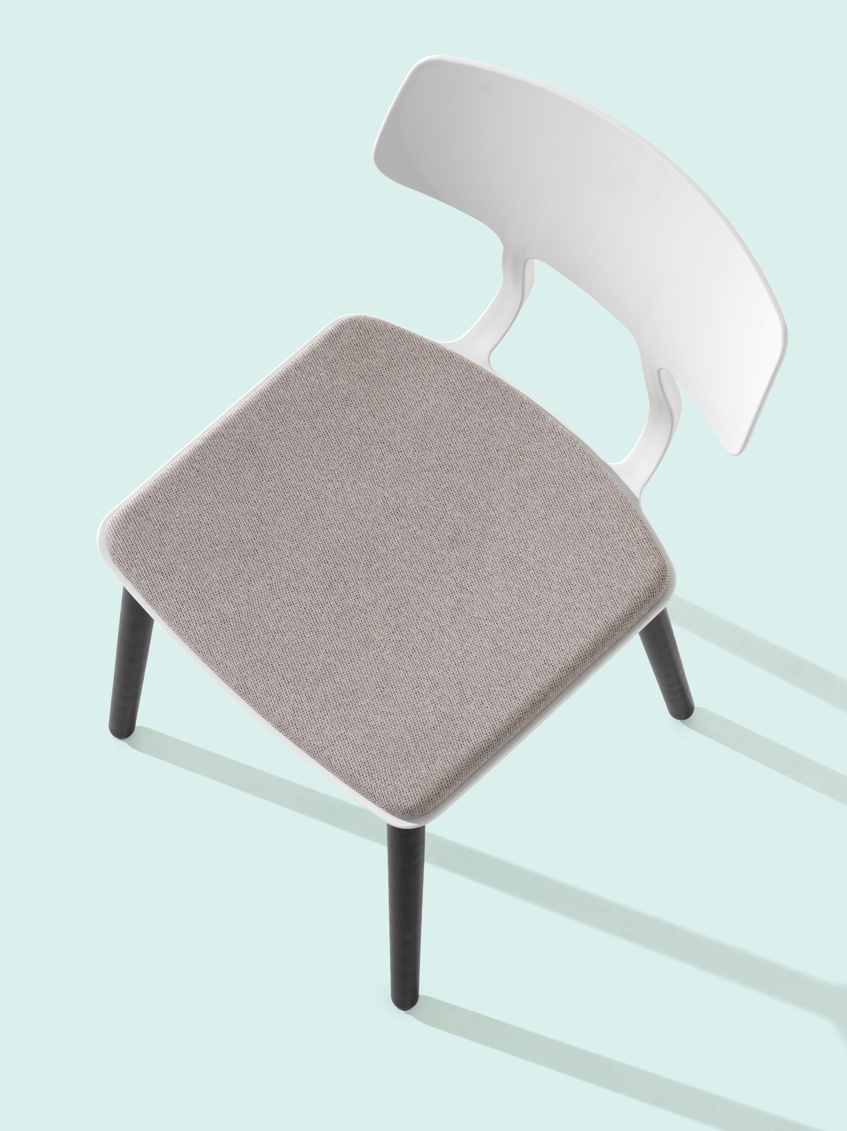 Деревянный стул с мягким сиденьем Et al Snap ARCH-00044365 - Вид №1