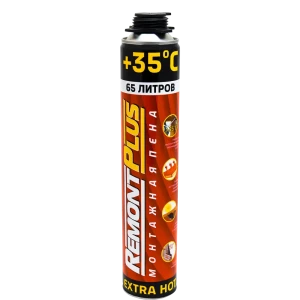 Пена монтажная профессиональная Remont Plus Extra 65 лето, 800 мл