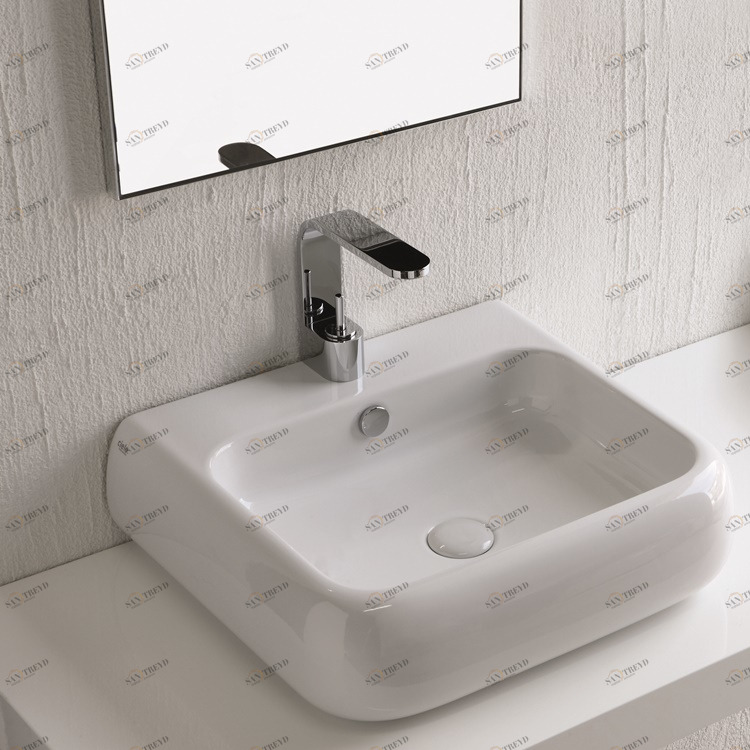 SHLS54 Накладная раковина на столешницу  овальная Ceramica Cielo 