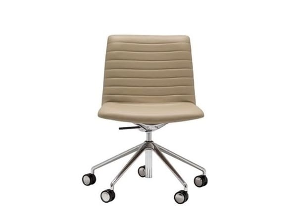 Офисное кресло с регулируемой высотой и колесами с 5 спицами Andreu World Flex Executive ARCH-00022629